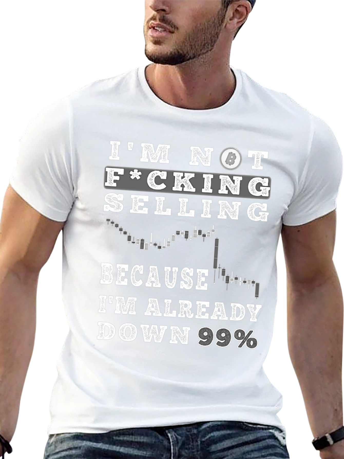 Bitcoin HODL T-Shirt - Im Not Selling Crypto Tee