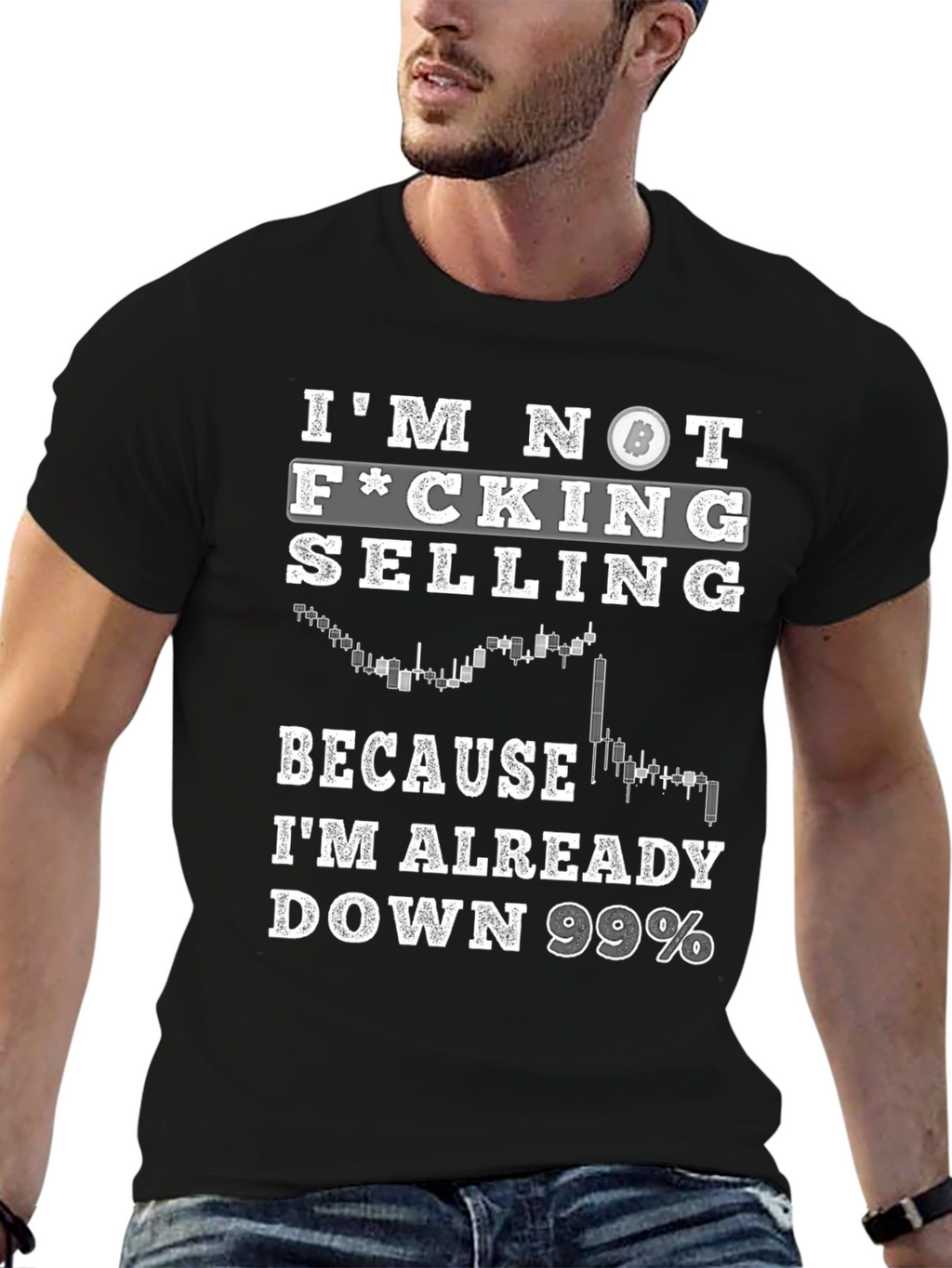 Bitcoin HODL T-Shirt - Im Not Selling Crypto Tee