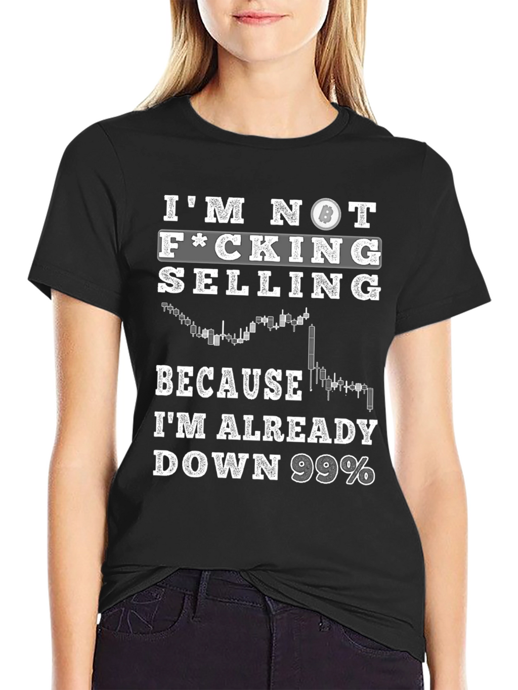 Bitcoin HODL T-Shirt - Im Not Selling Crypto Tee