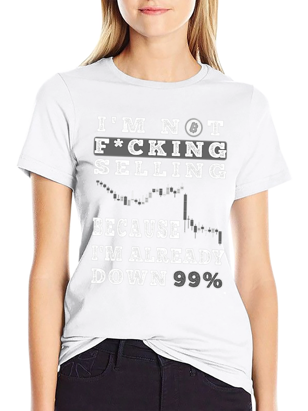 Bitcoin HODL T-Shirt - Im Not Selling Crypto Tee