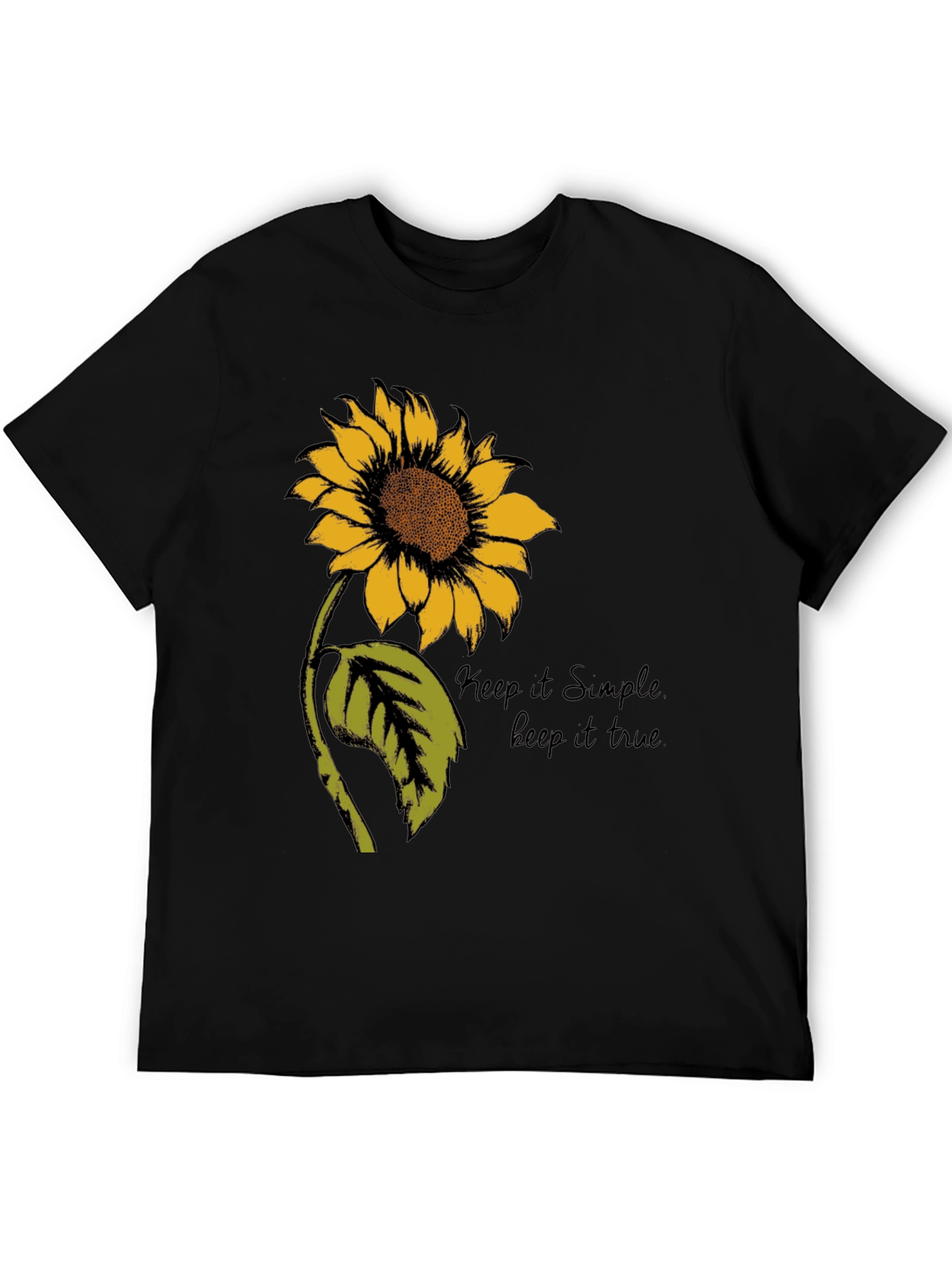 Sunflower Graphic Tee - Keep it Simple Keep it True