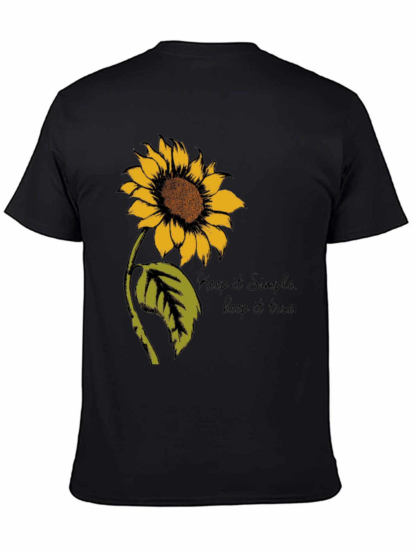 Sunflower Graphic Tee - Keep it Simple Keep it True