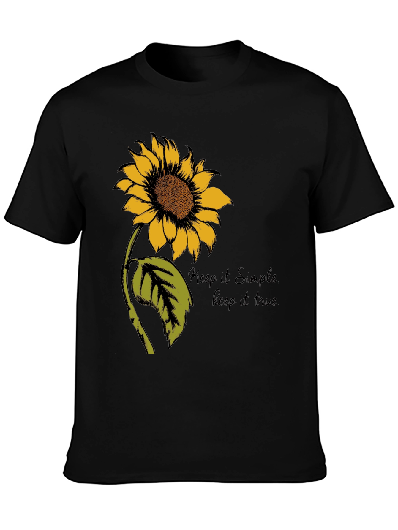 Sunflower Graphic Tee - Keep it Simple Keep it True