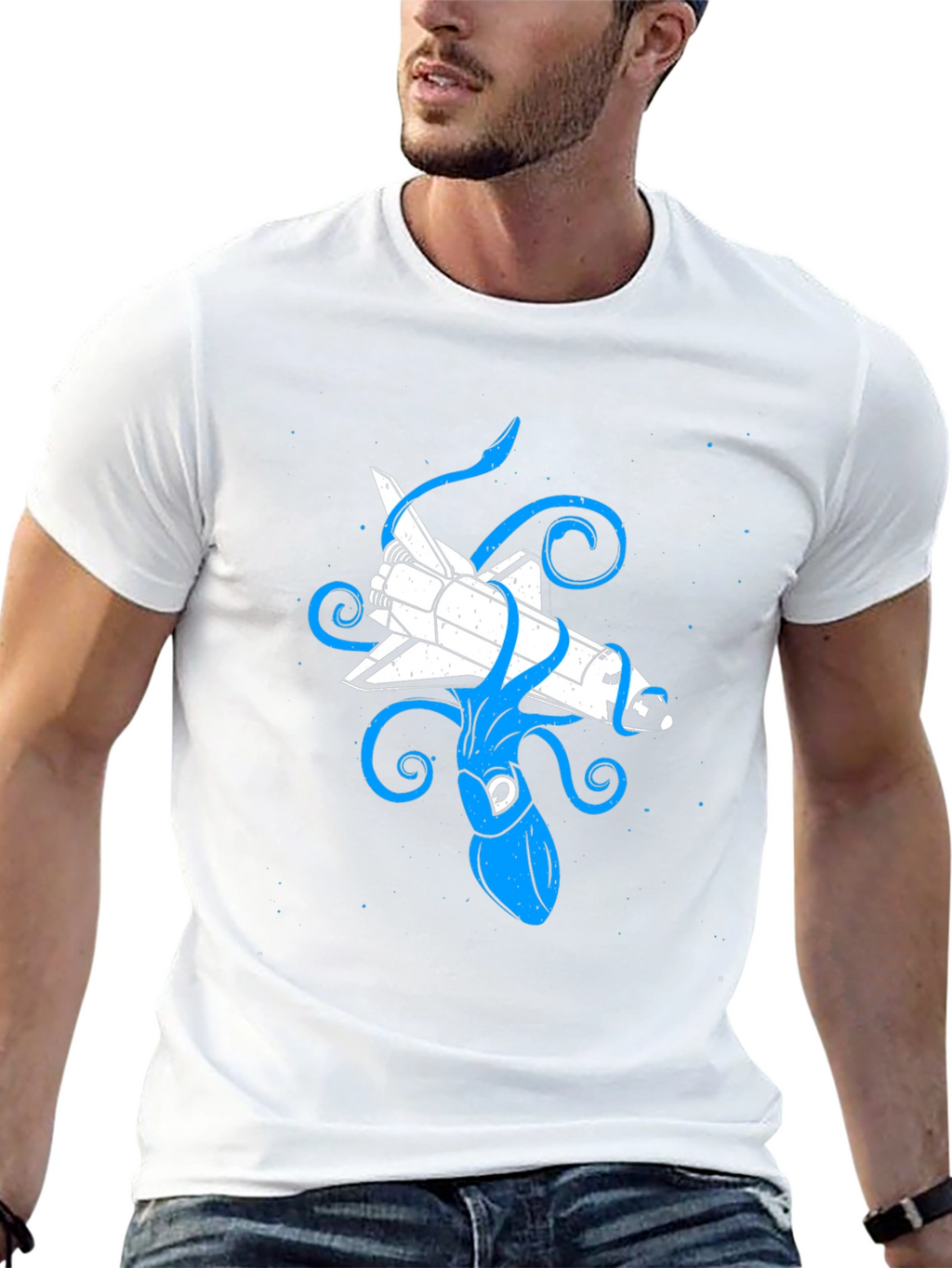 Space Shuttle Squid T-Shirt