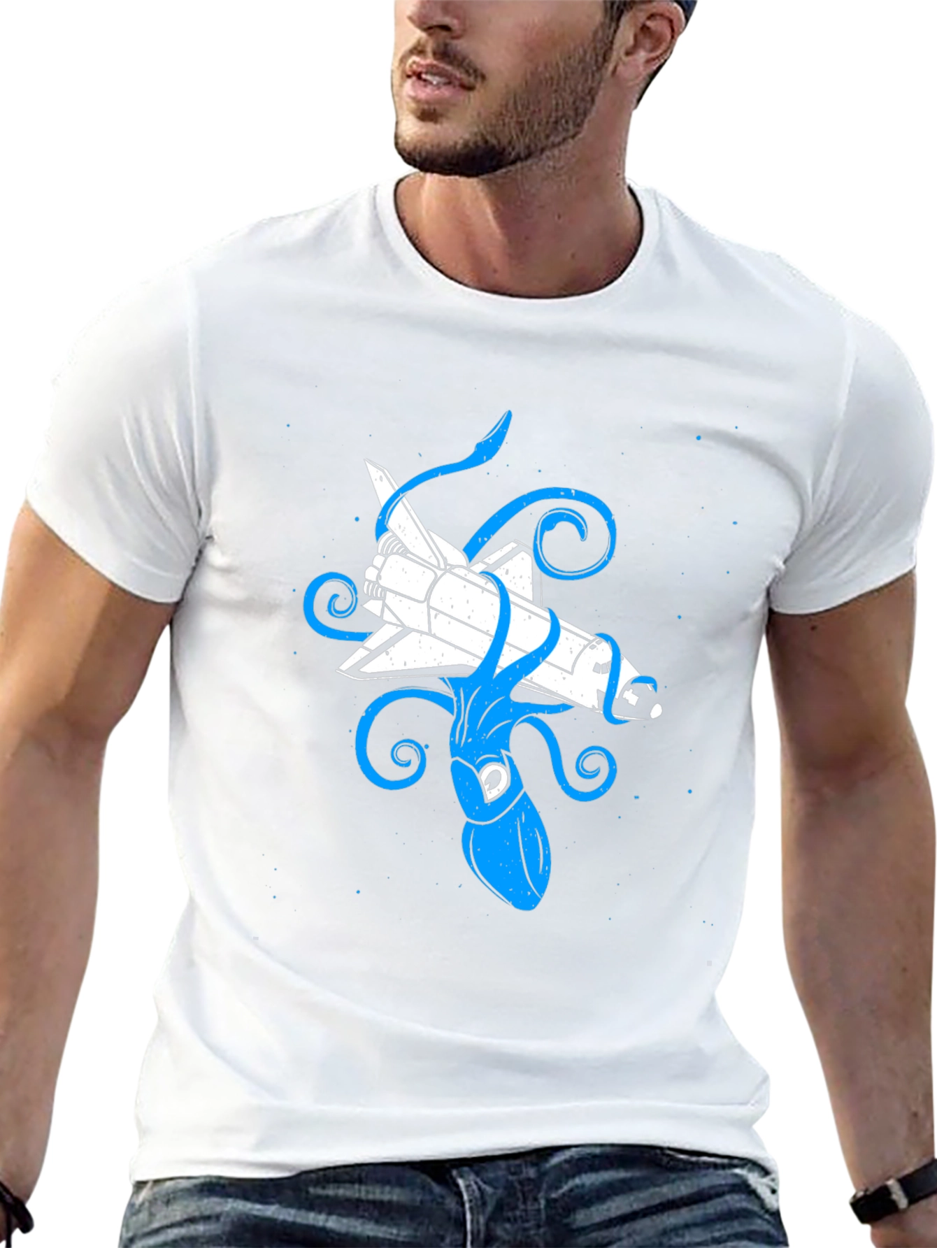 Space Shuttle Squid T-Shirt