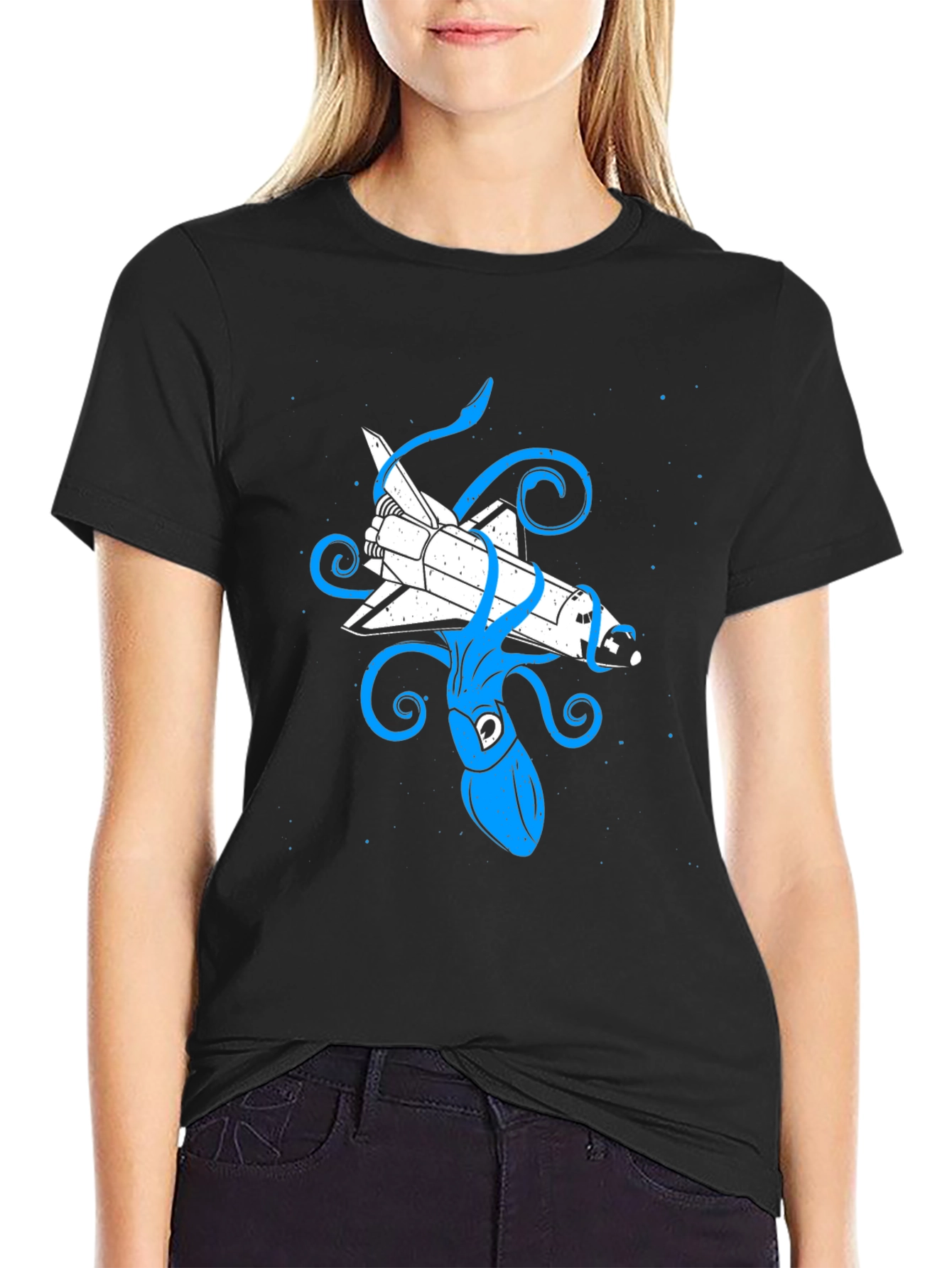 Space Shuttle Squid T-Shirt