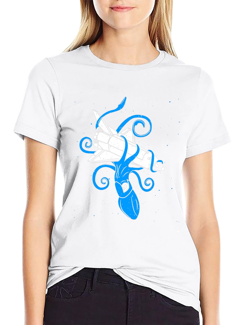 Space Shuttle Squid T-Shirt