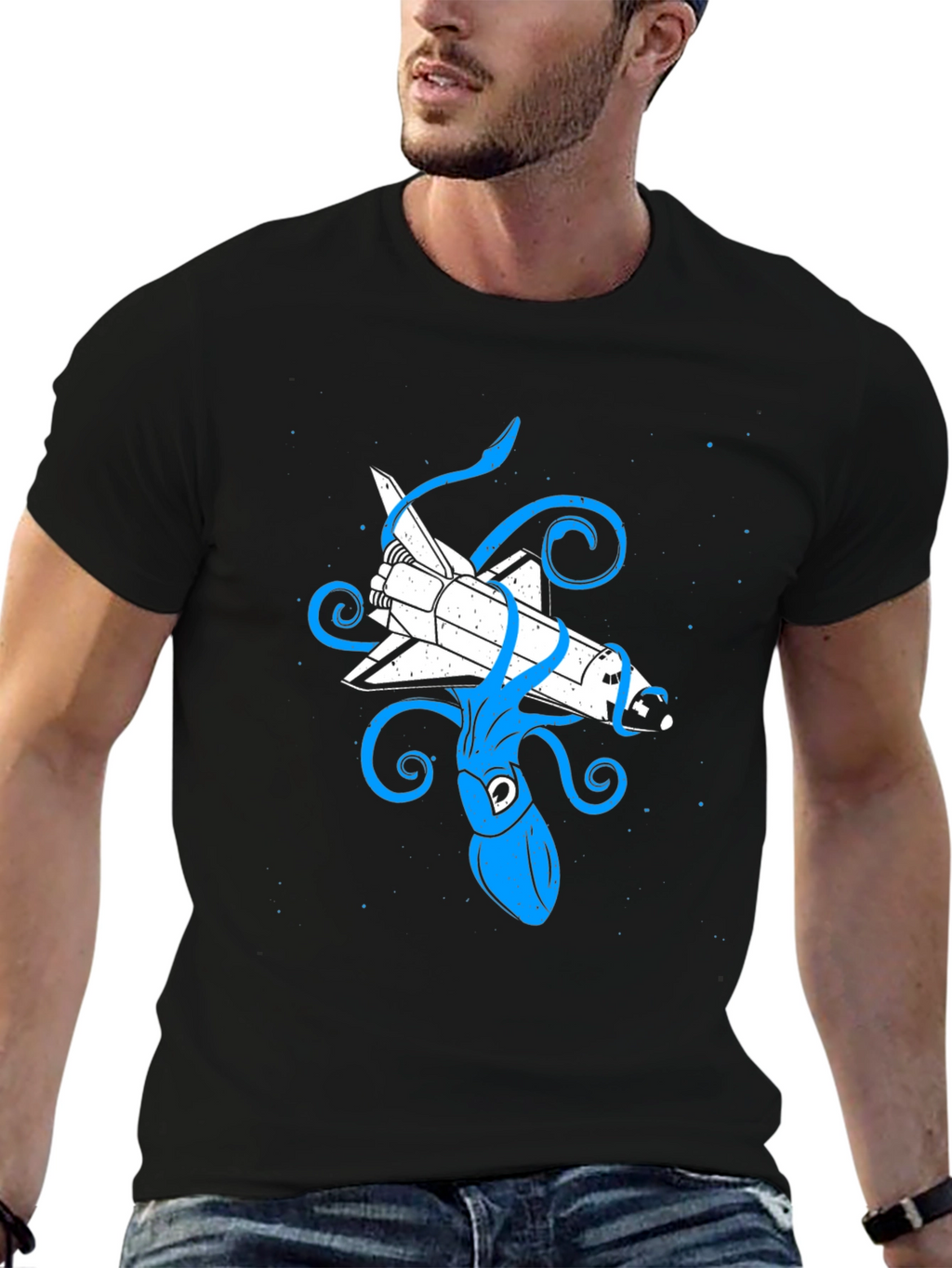 Space Shuttle Squid T-Shirt