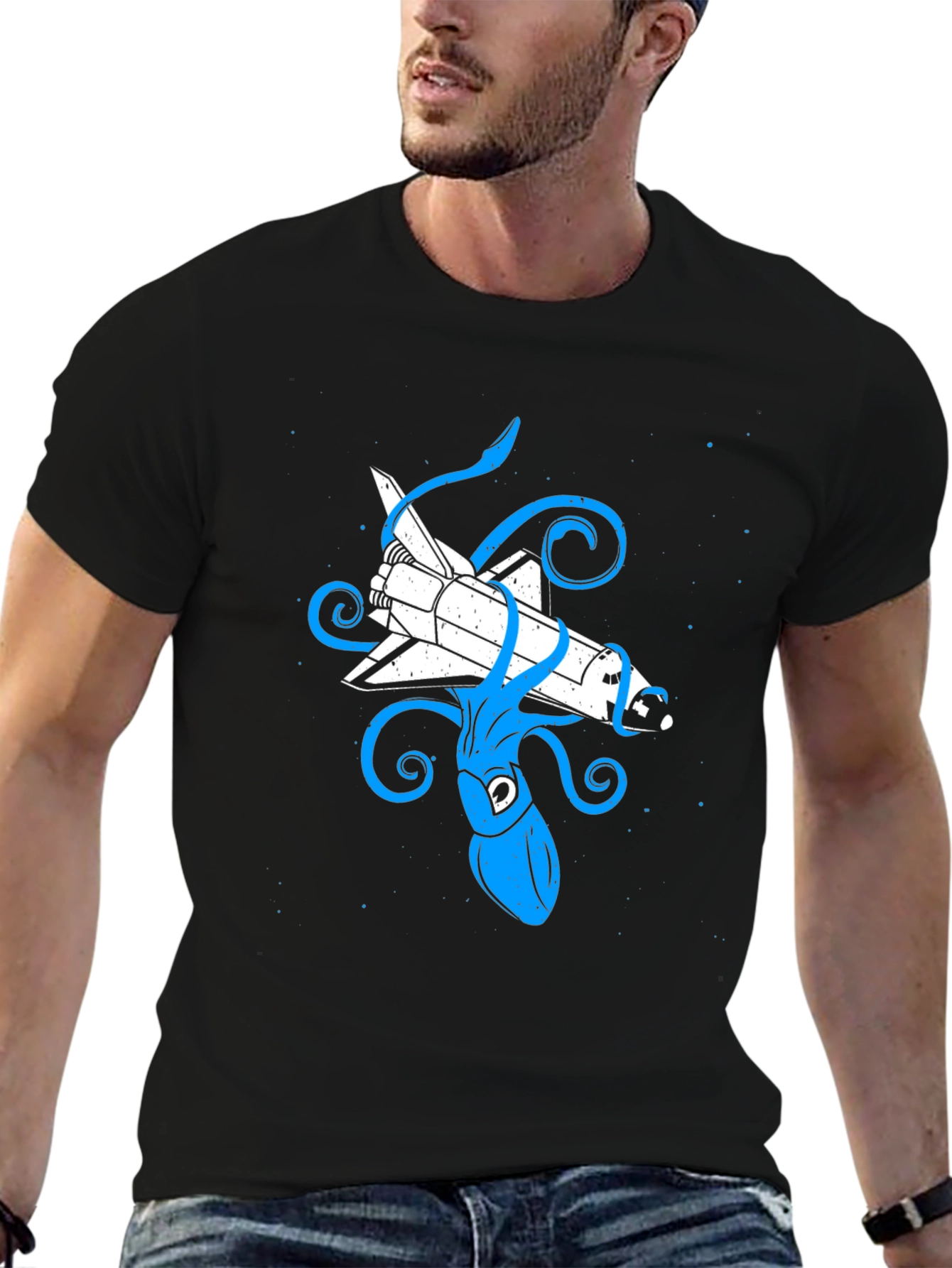 Space Shuttle Squid T-Shirt