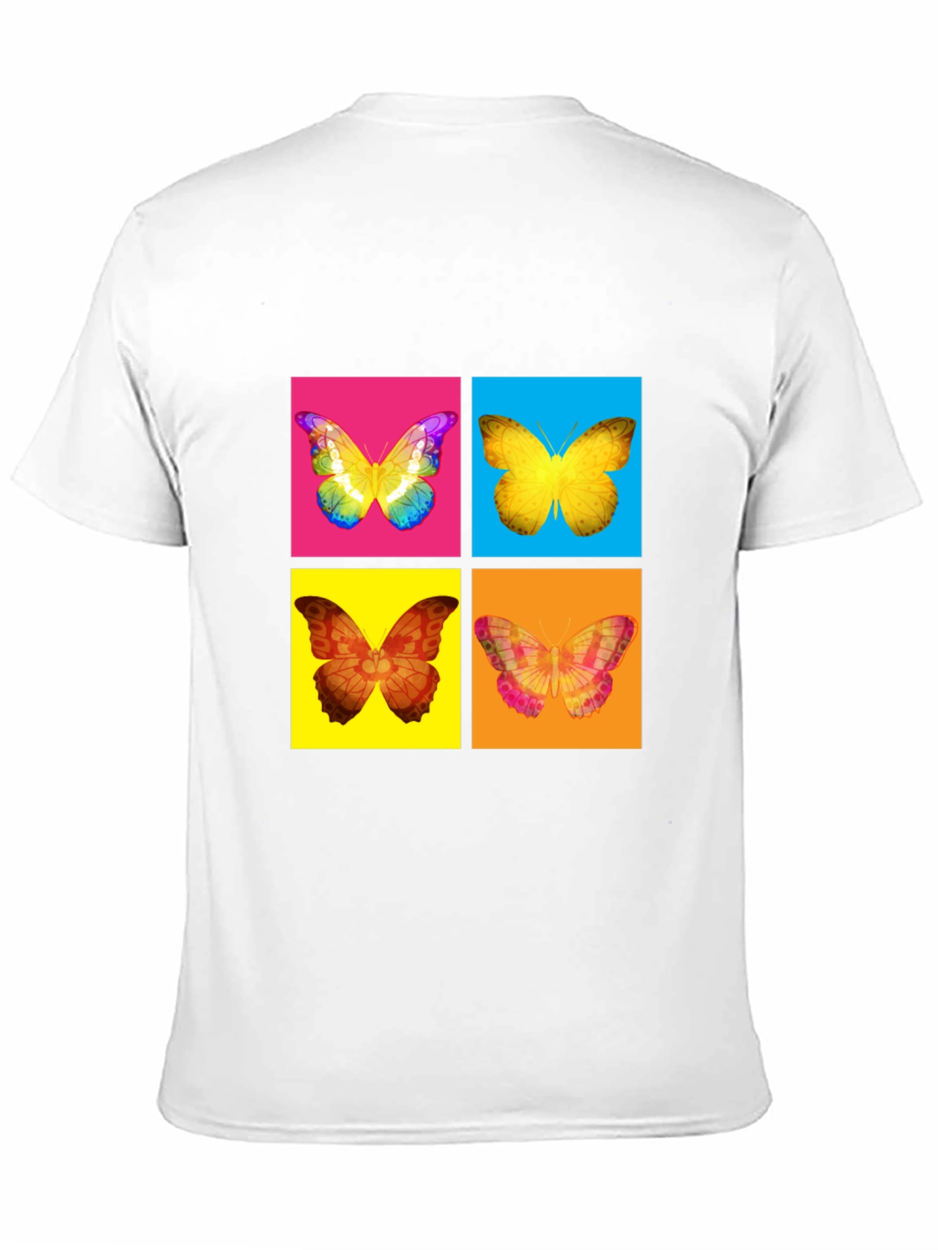 Butterfly Pop Art T-Shirt - Vibrant Graphic Tee