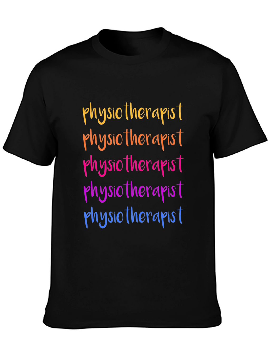 Physiotherapist Rainbow T-Shirt - Gift Idea
