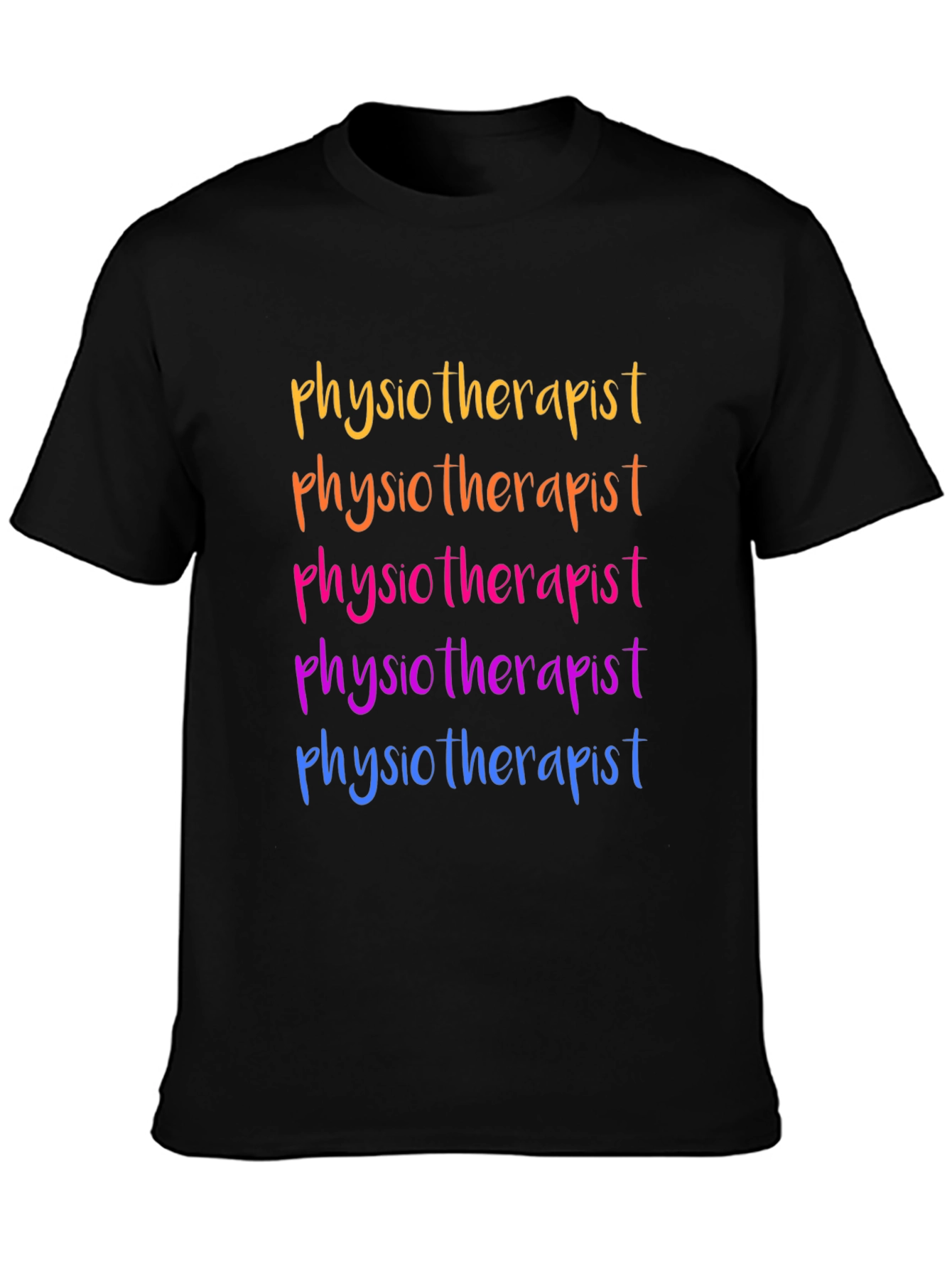 Physiotherapist Rainbow T-Shirt - Gift Idea