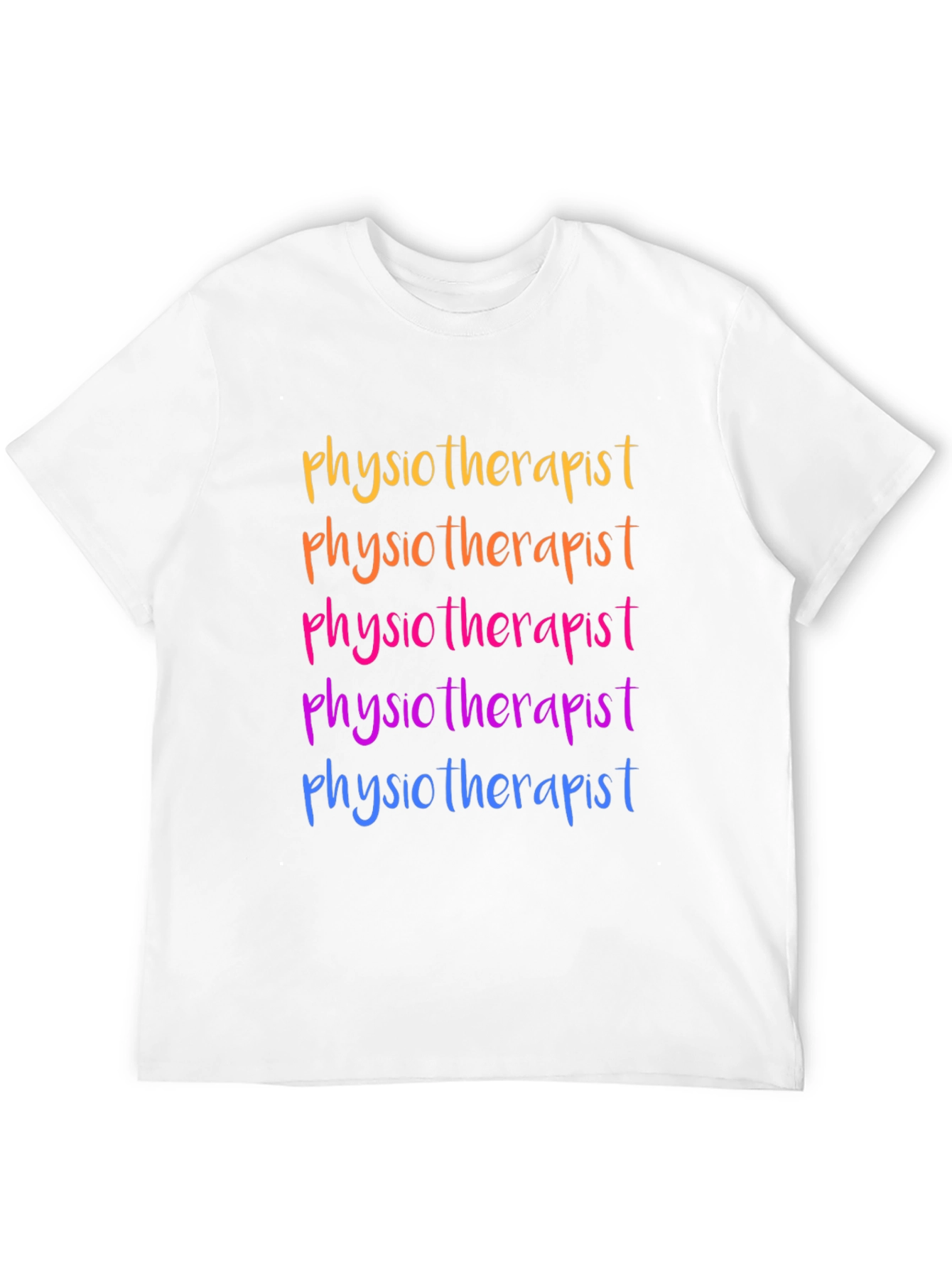 Physiotherapist Rainbow T-Shirt - Gift Idea