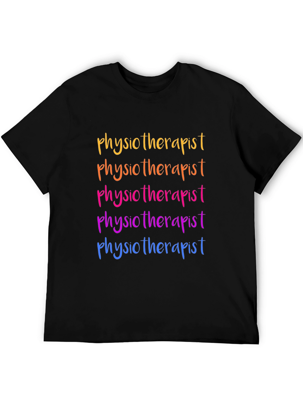 Physiotherapist Rainbow T-Shirt - Gift Idea