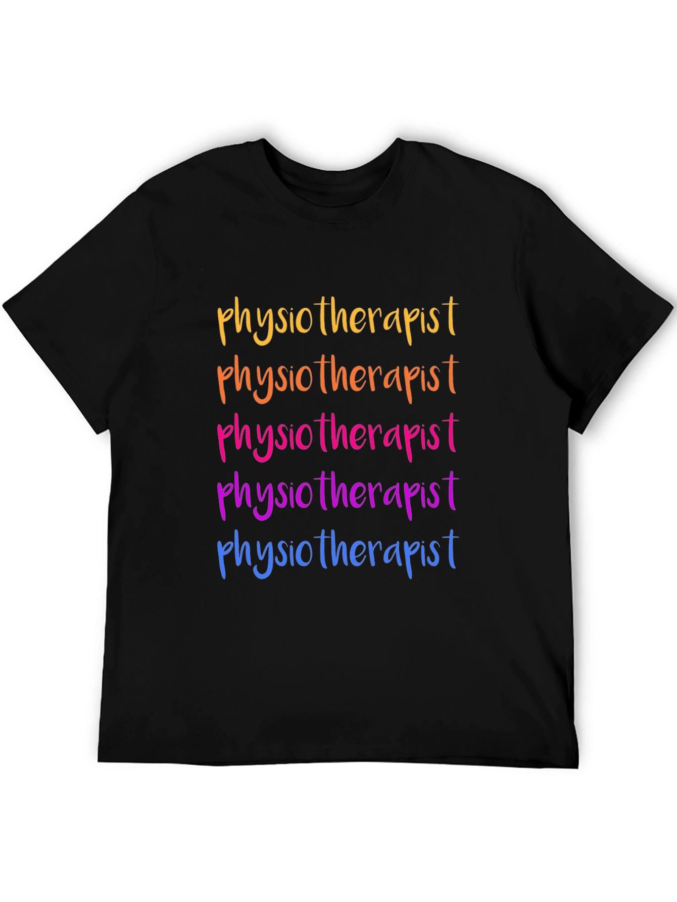 Physiotherapist Rainbow T-Shirt - Gift Idea