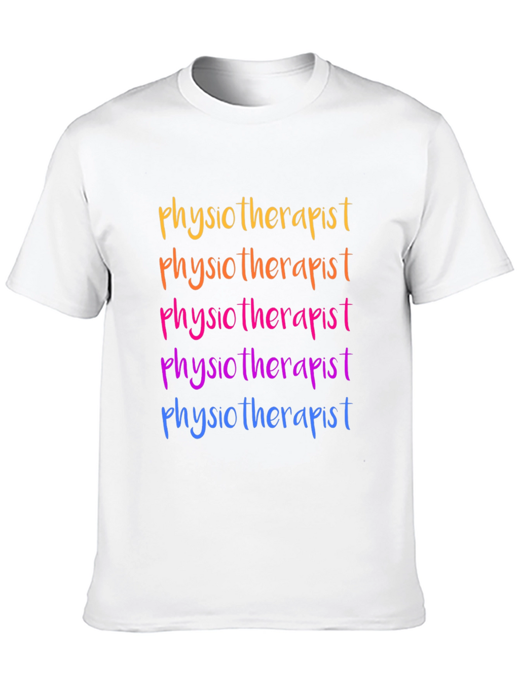 Physiotherapist Rainbow T-Shirt - Gift Idea