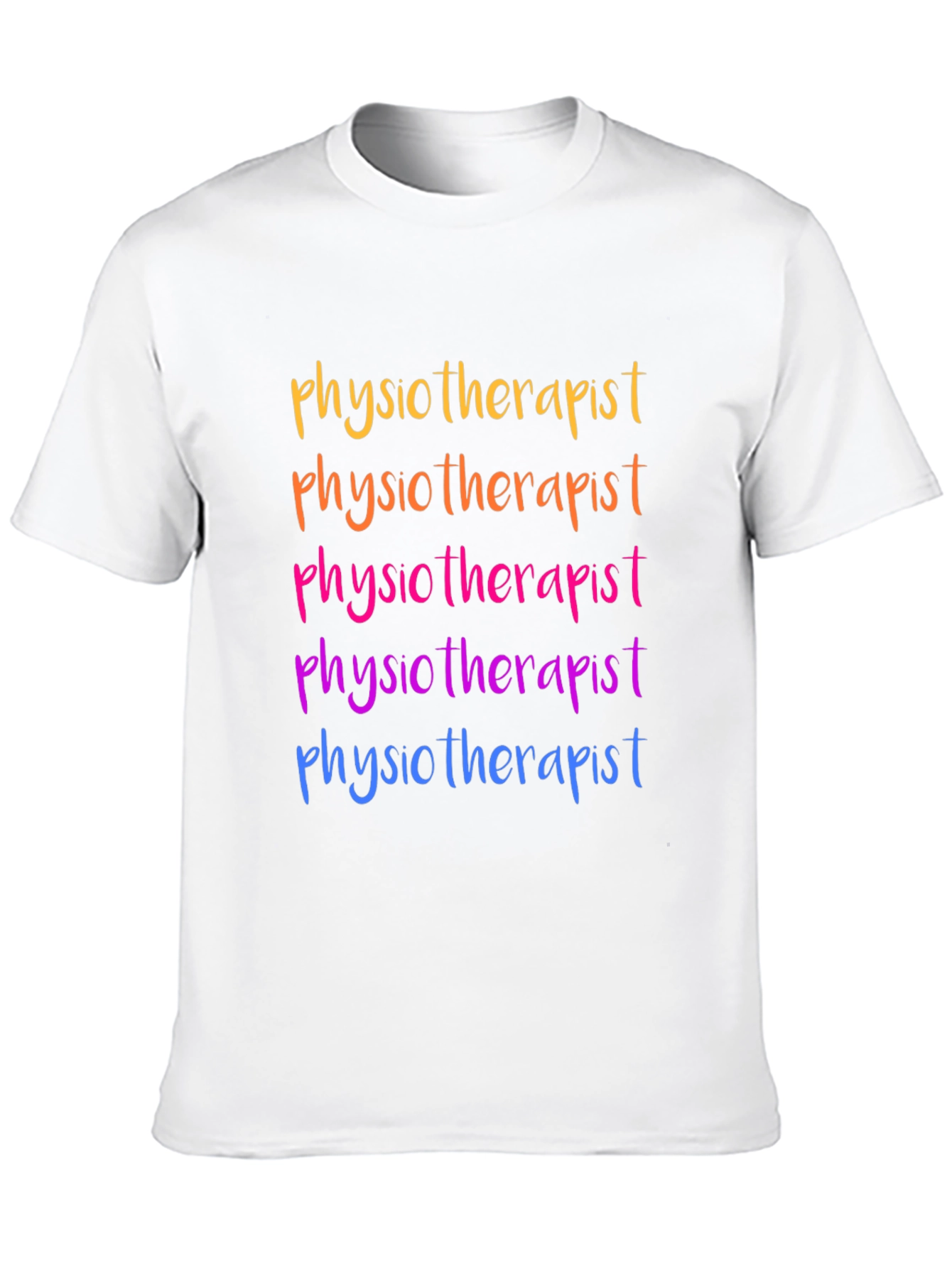 Physiotherapist Rainbow T-Shirt - Gift Idea