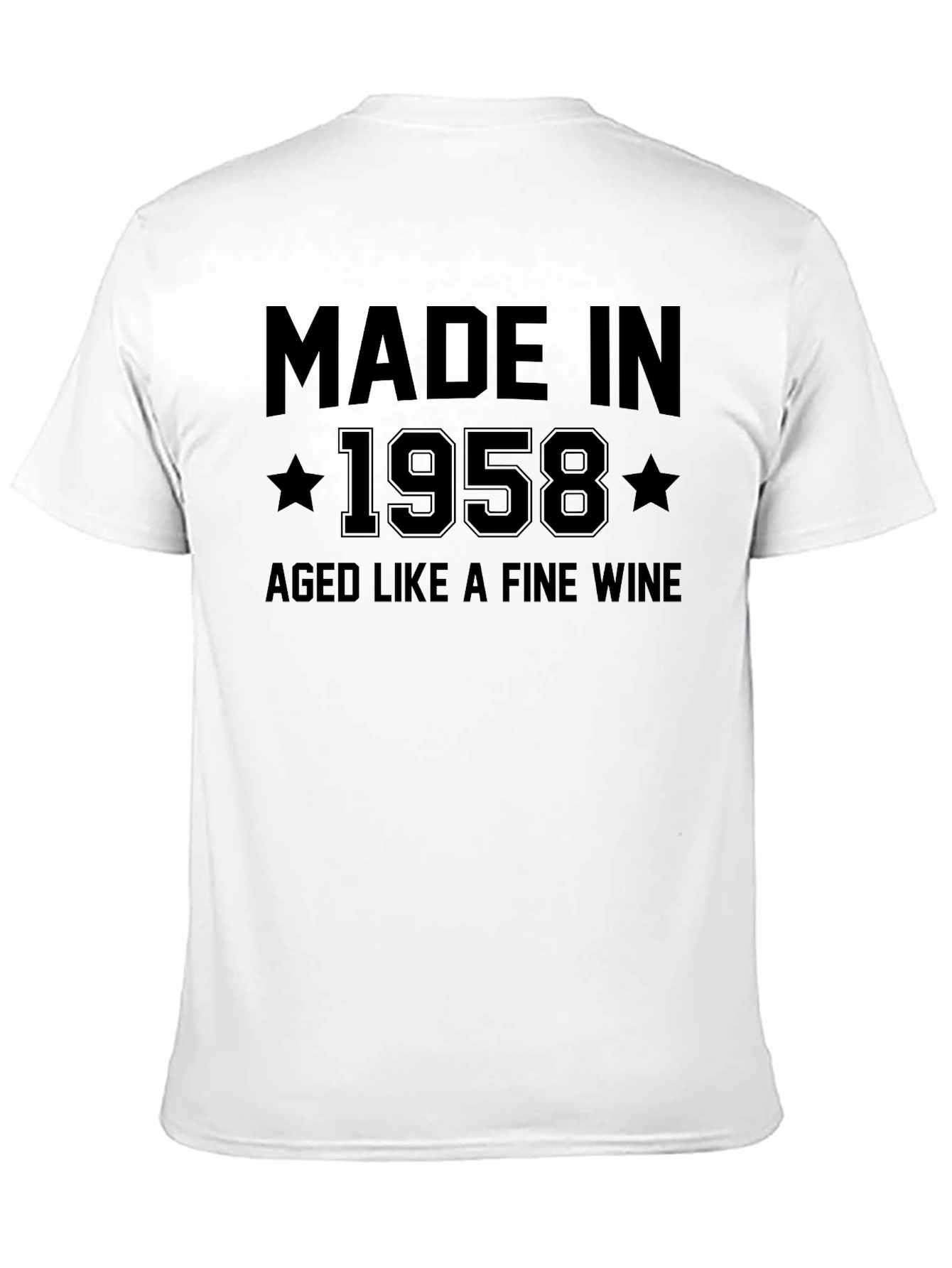 Made in 1958 Aged Like Fine Wine Graphic T-Shirt