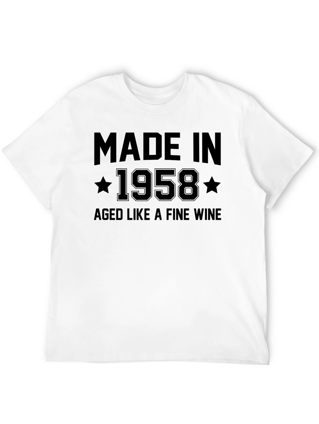 Made in 1958 Aged Like Fine Wine Graphic T-Shirt