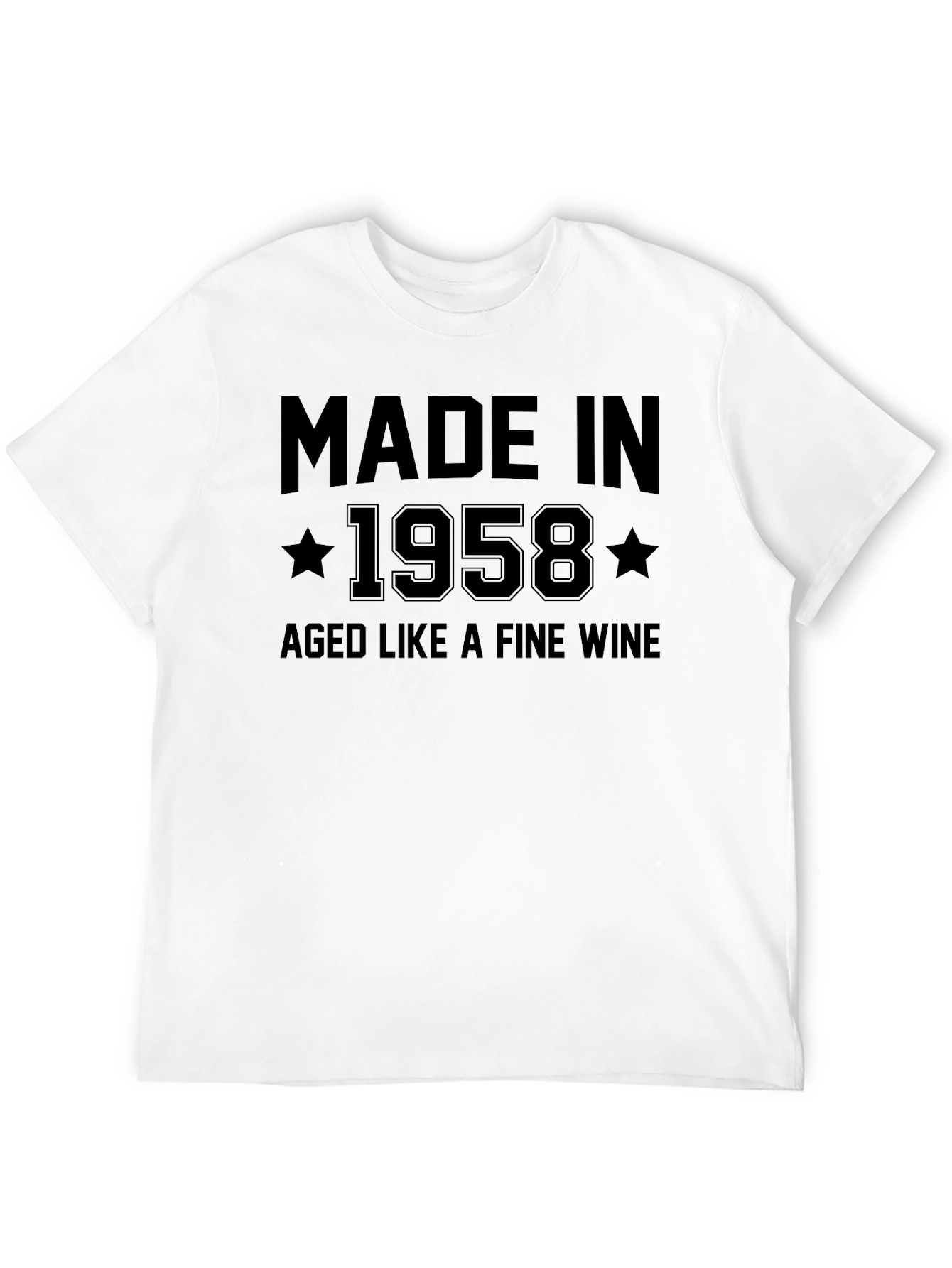 Made in 1958 Aged Like Fine Wine Graphic T-Shirt
