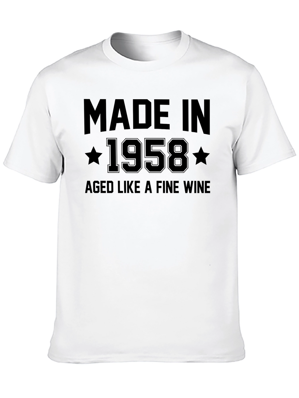 Made in 1958 Aged Like Fine Wine Graphic T-Shirt