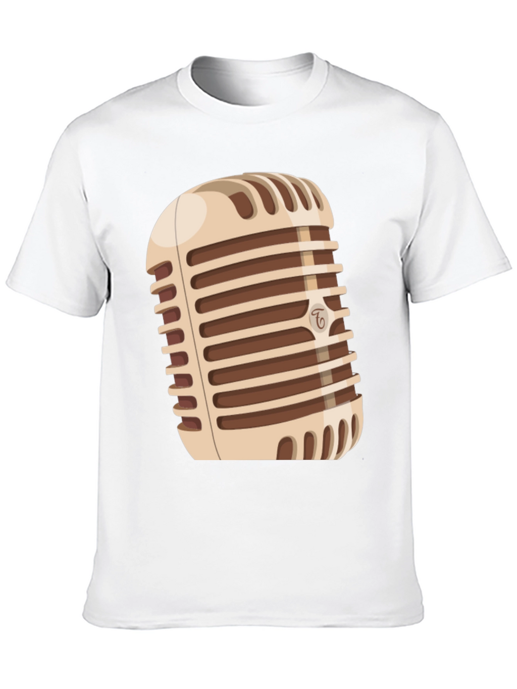 Retro Microphone Graphic Tee