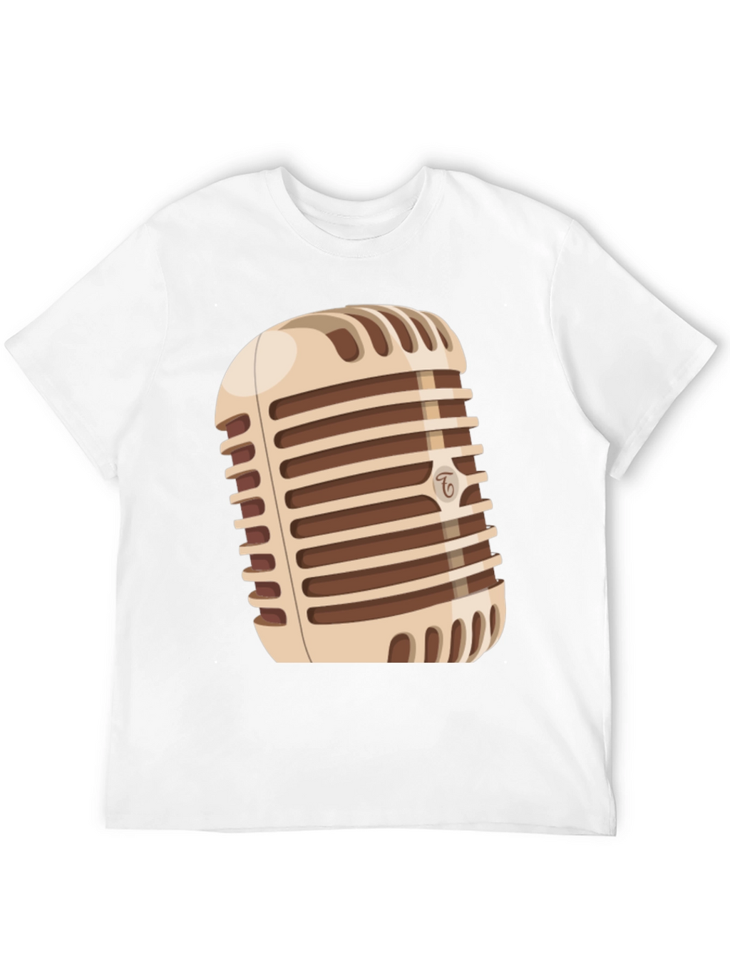 Retro Microphone Graphic Tee