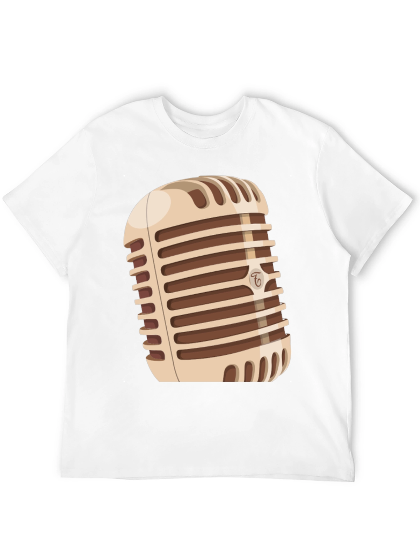 Retro Microphone Graphic Tee