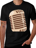 Retro Microphone Graphic Tee