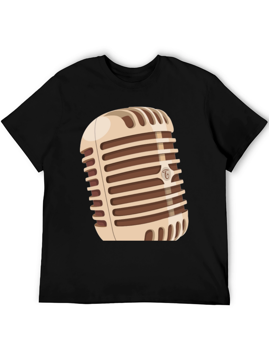 Retro Microphone Graphic Tee