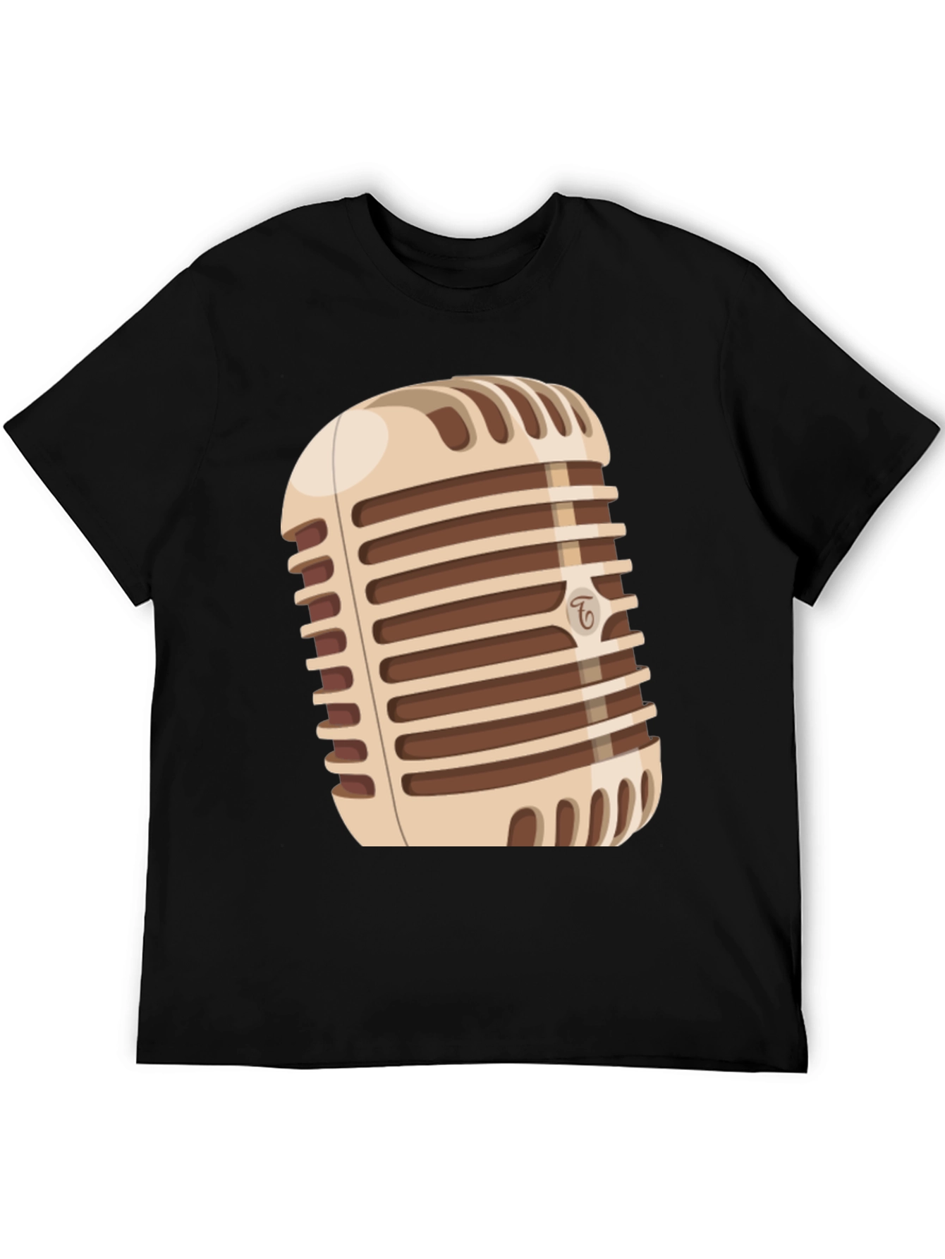 Retro Microphone Graphic Tee
