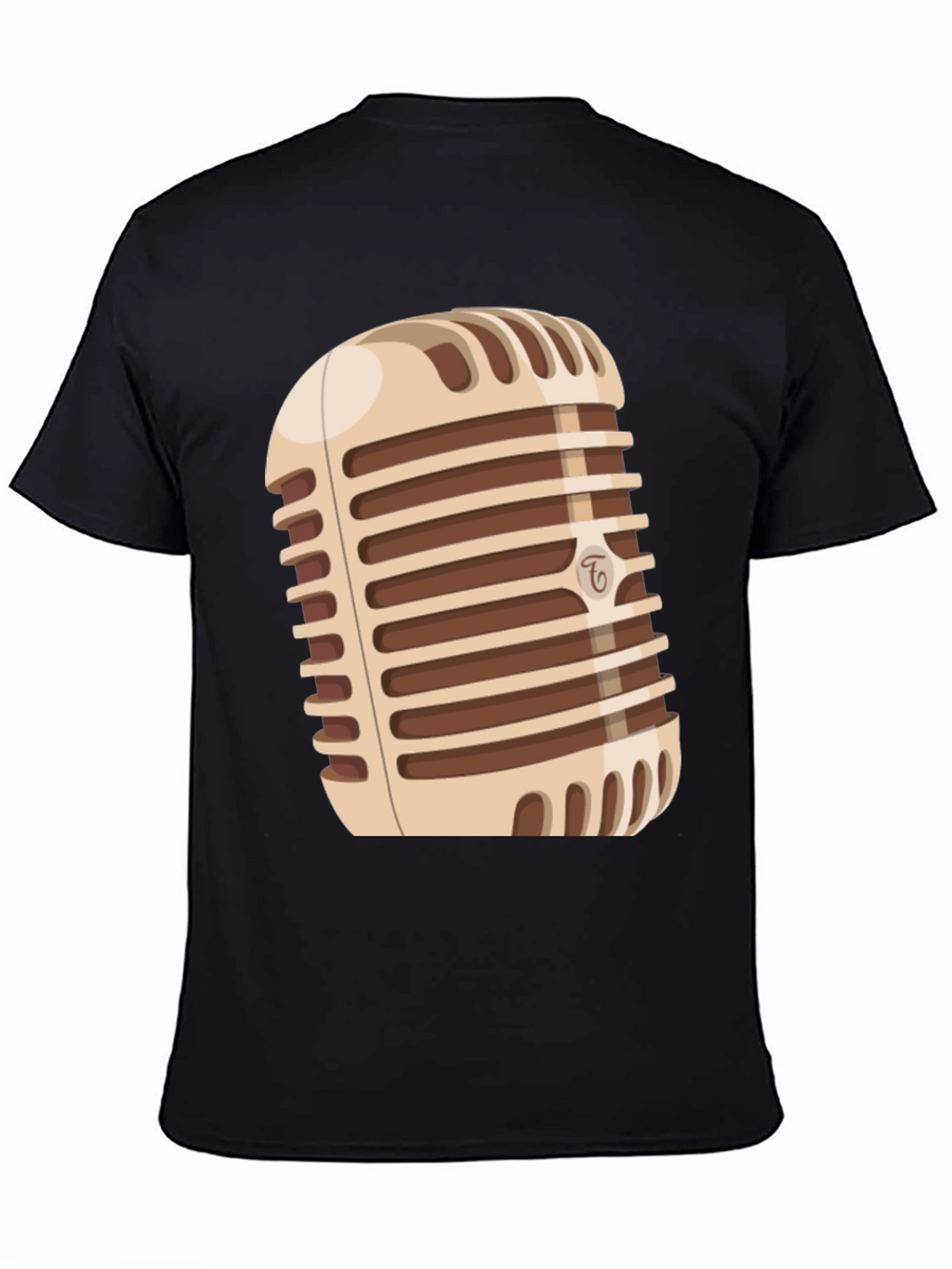 Retro Microphone Graphic Tee