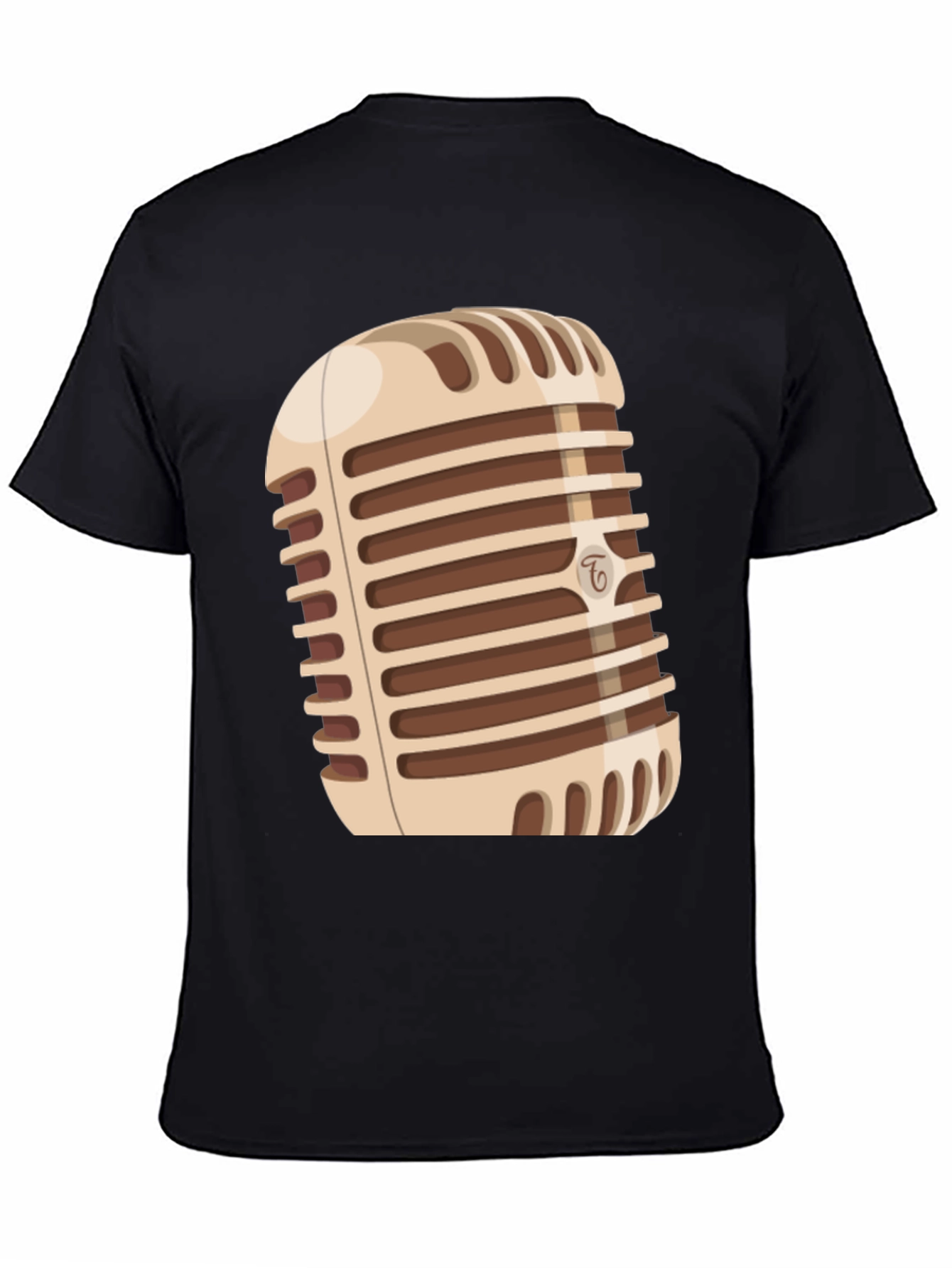 Retro Microphone Graphic Tee