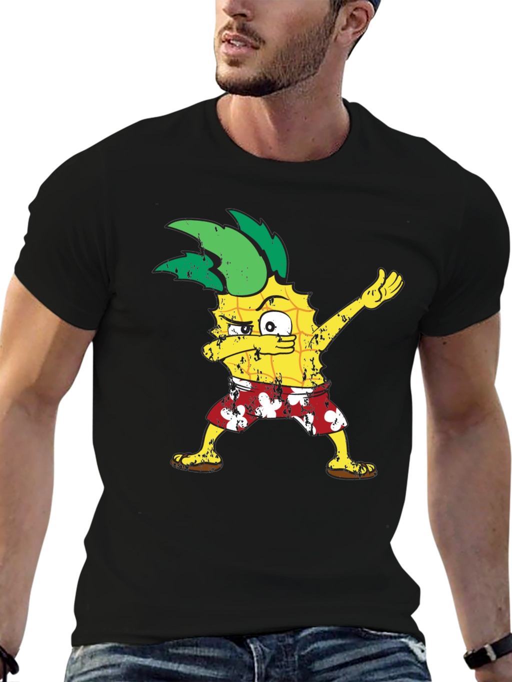 Dabbing Pineapple Graphic Tee