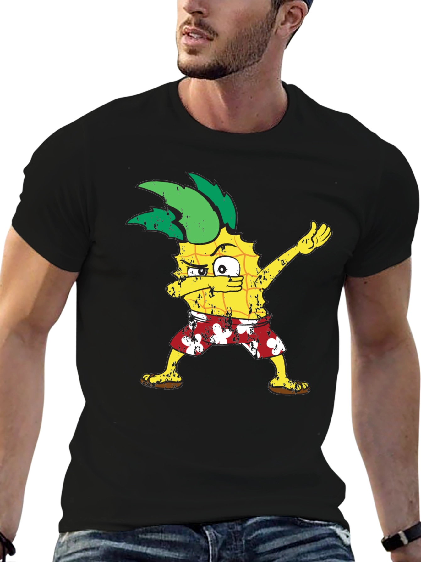 Dabbing Pineapple Graphic Tee