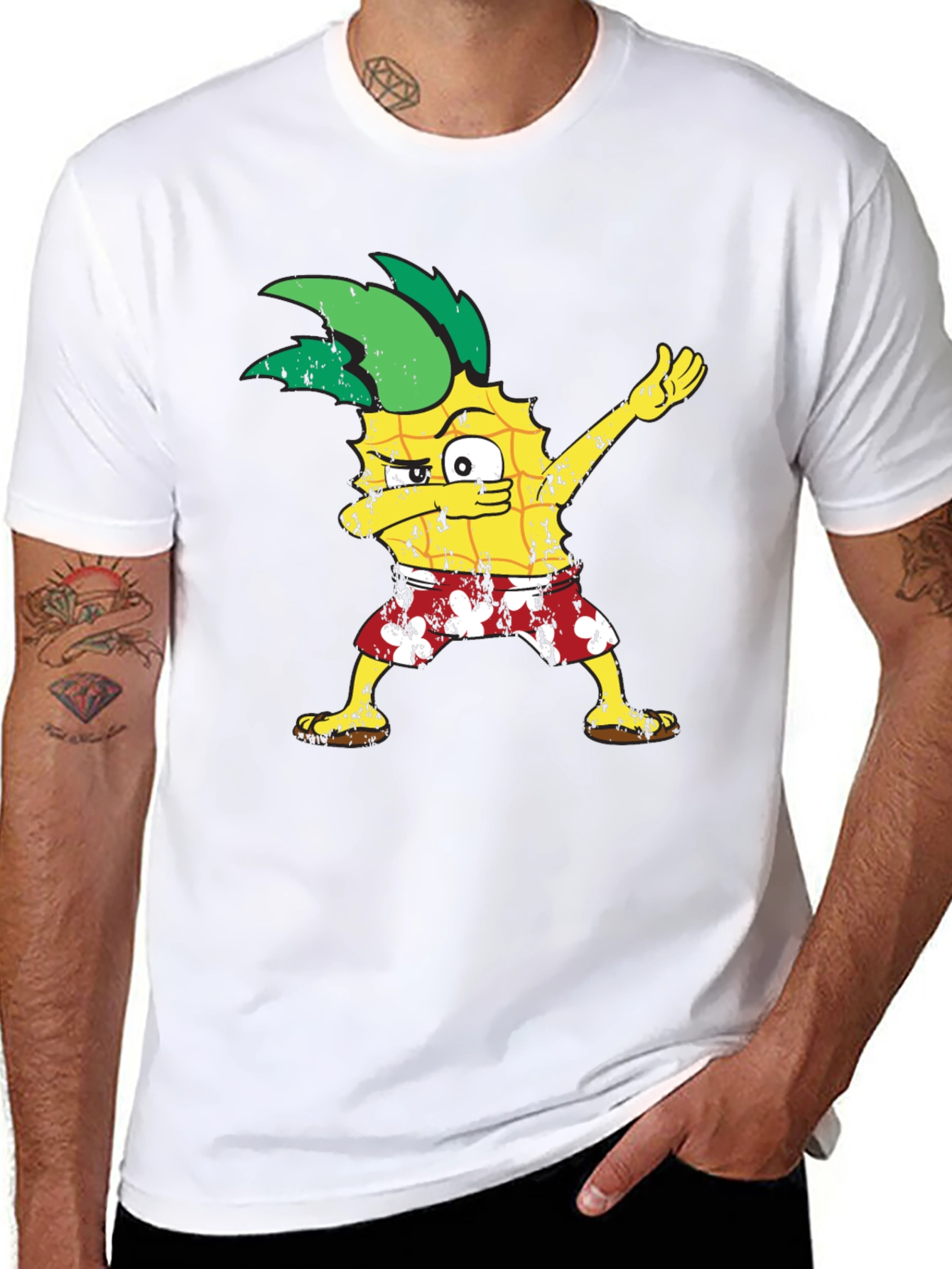 Dabbing Pineapple Graphic Tee