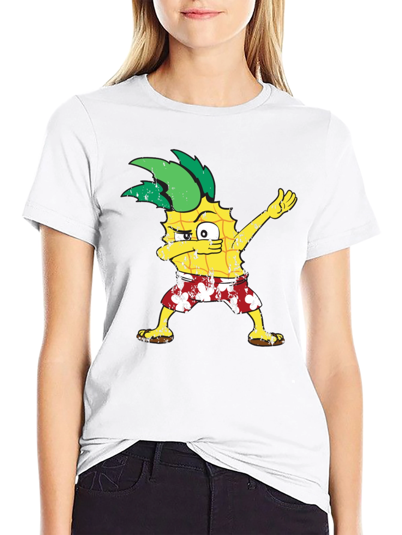 Dabbing Pineapple Graphic Tee