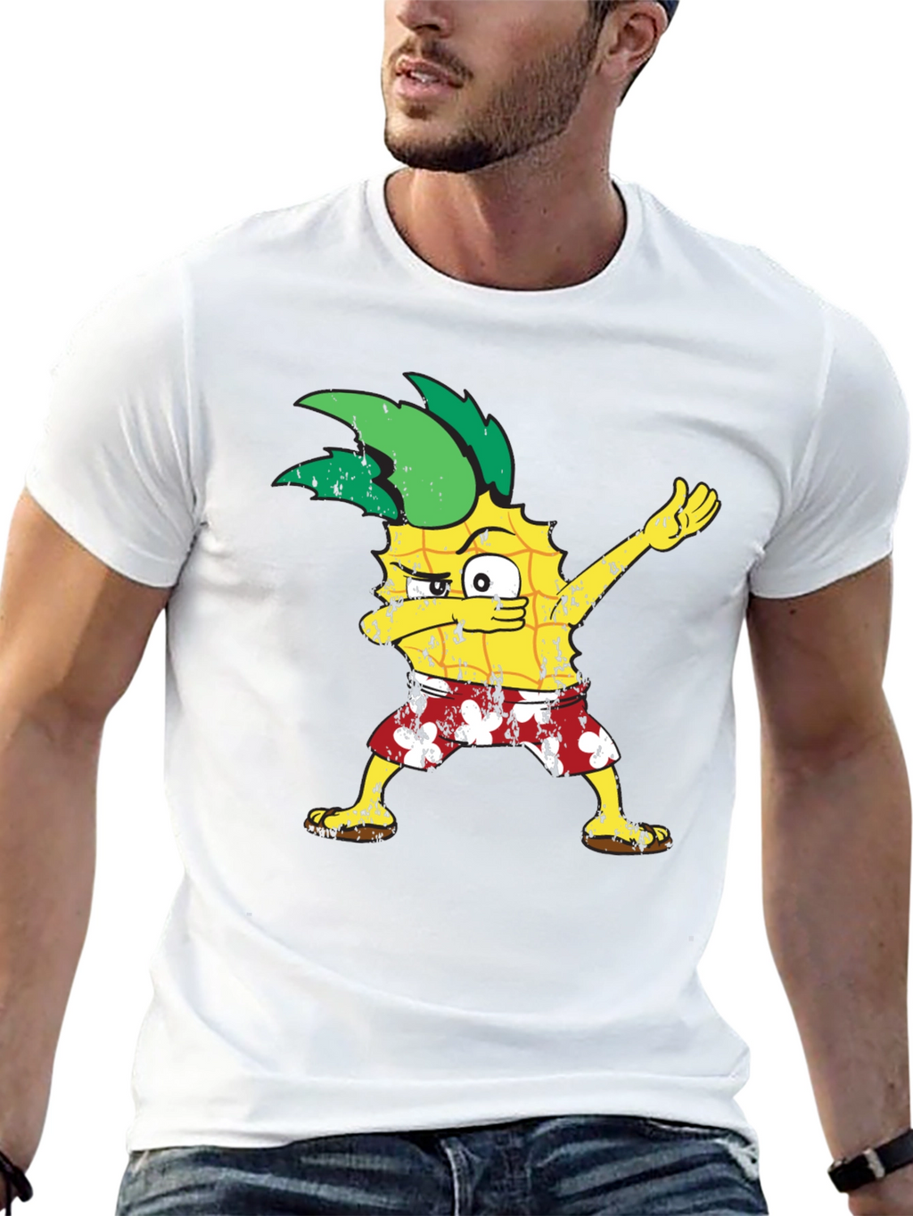 Dabbing Pineapple Graphic Tee