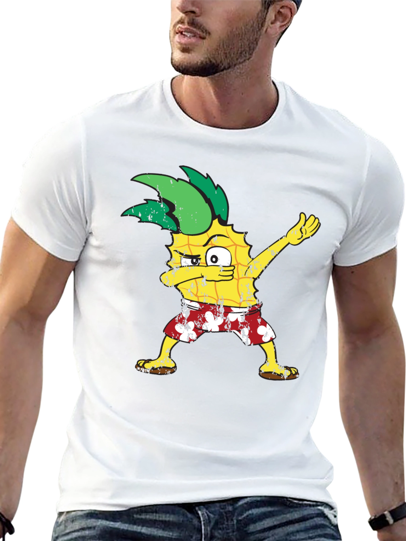Dabbing Pineapple Graphic Tee