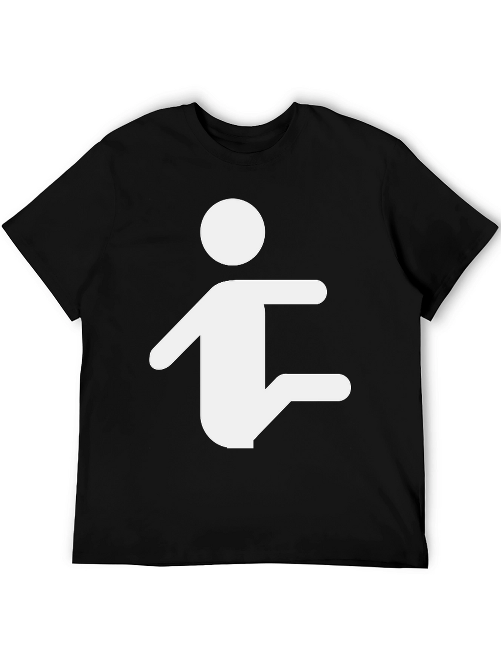 Stick Figure Yoga Pose Graphic T-Shirt