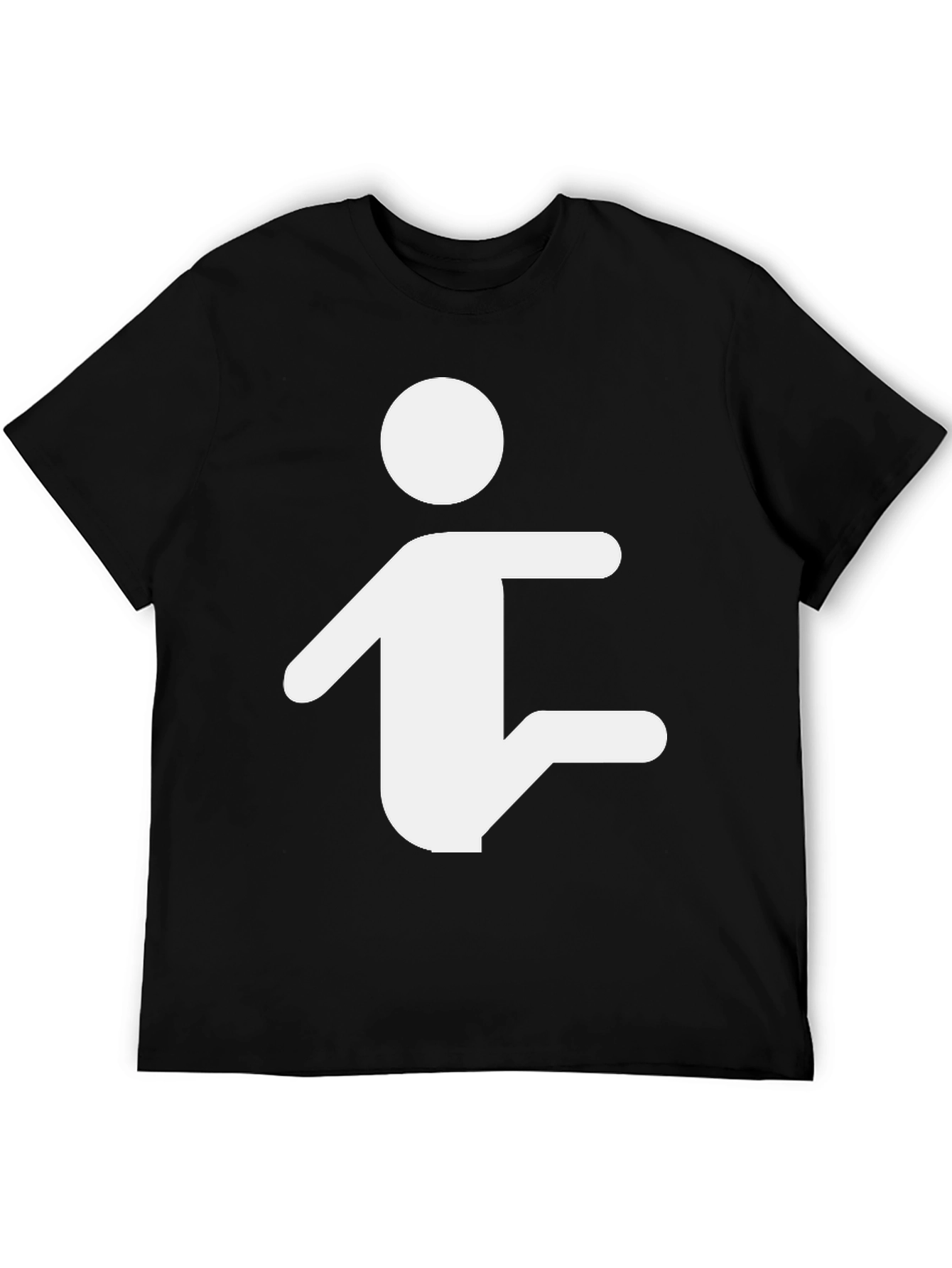 Stick Figure Yoga Pose Graphic T-Shirt