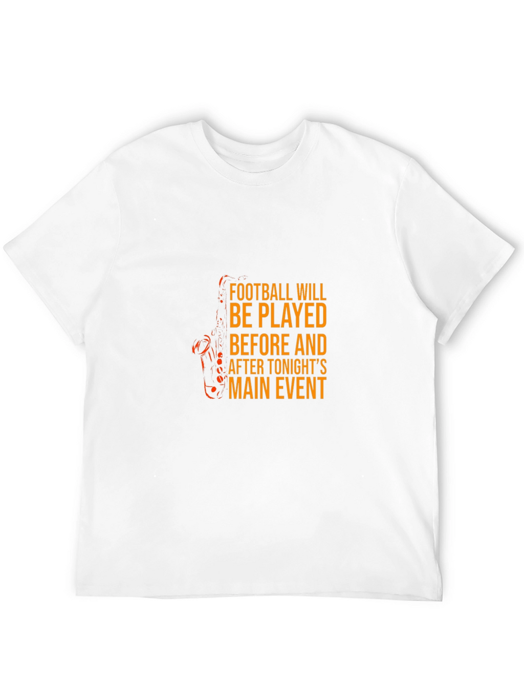 Football Saxophone Graphic Tee