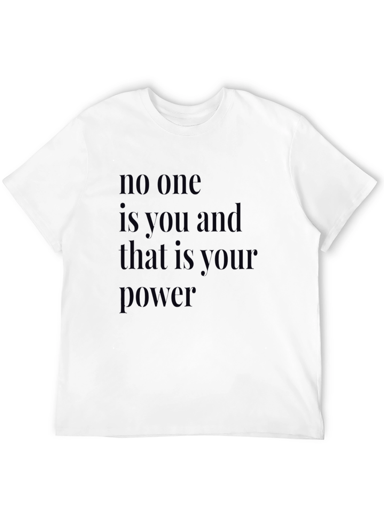 Empowering Statement Black T-Shirt