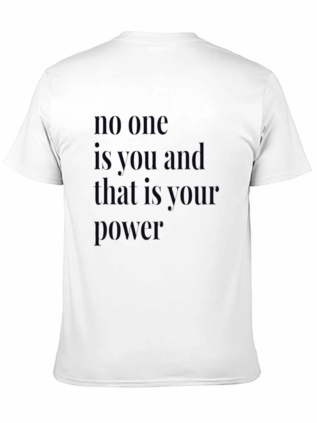 Empowering Statement Black T-Shirt