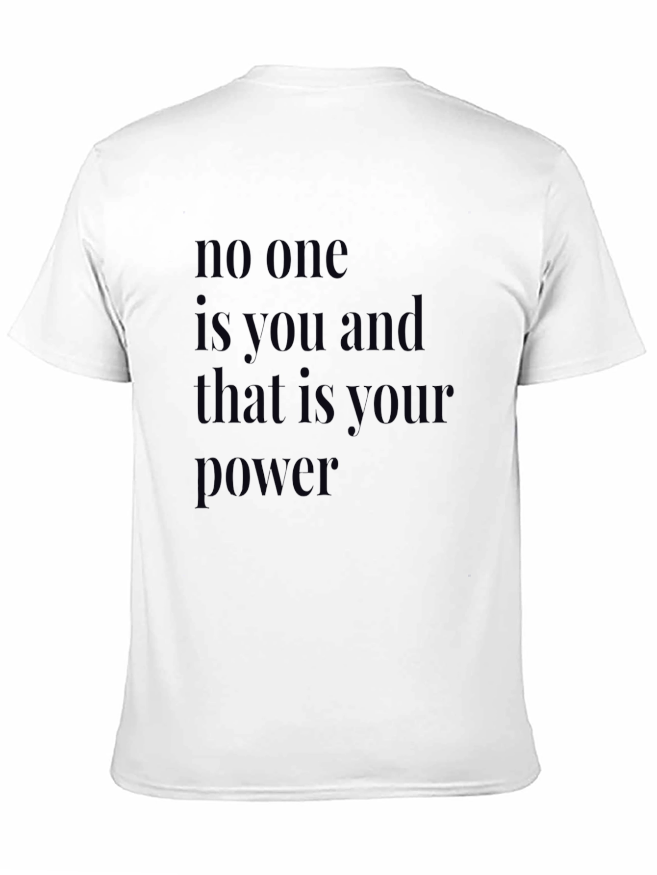 Empowering Statement Black T-Shirt
