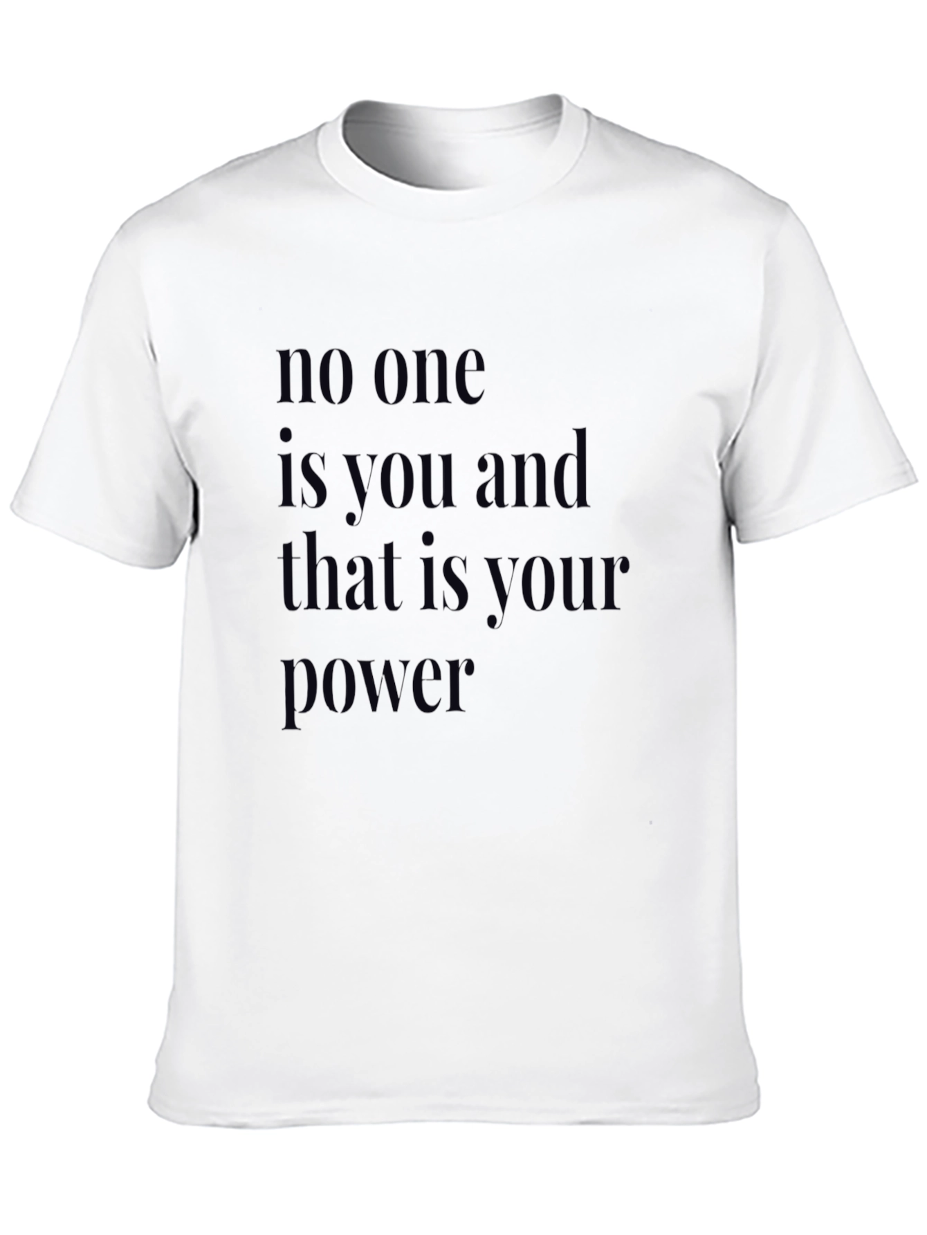Empowering Statement Black T-Shirt