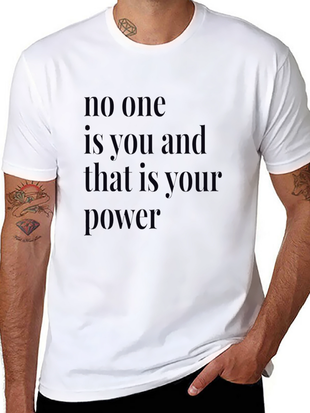 Empowering Statement Black T-Shirt