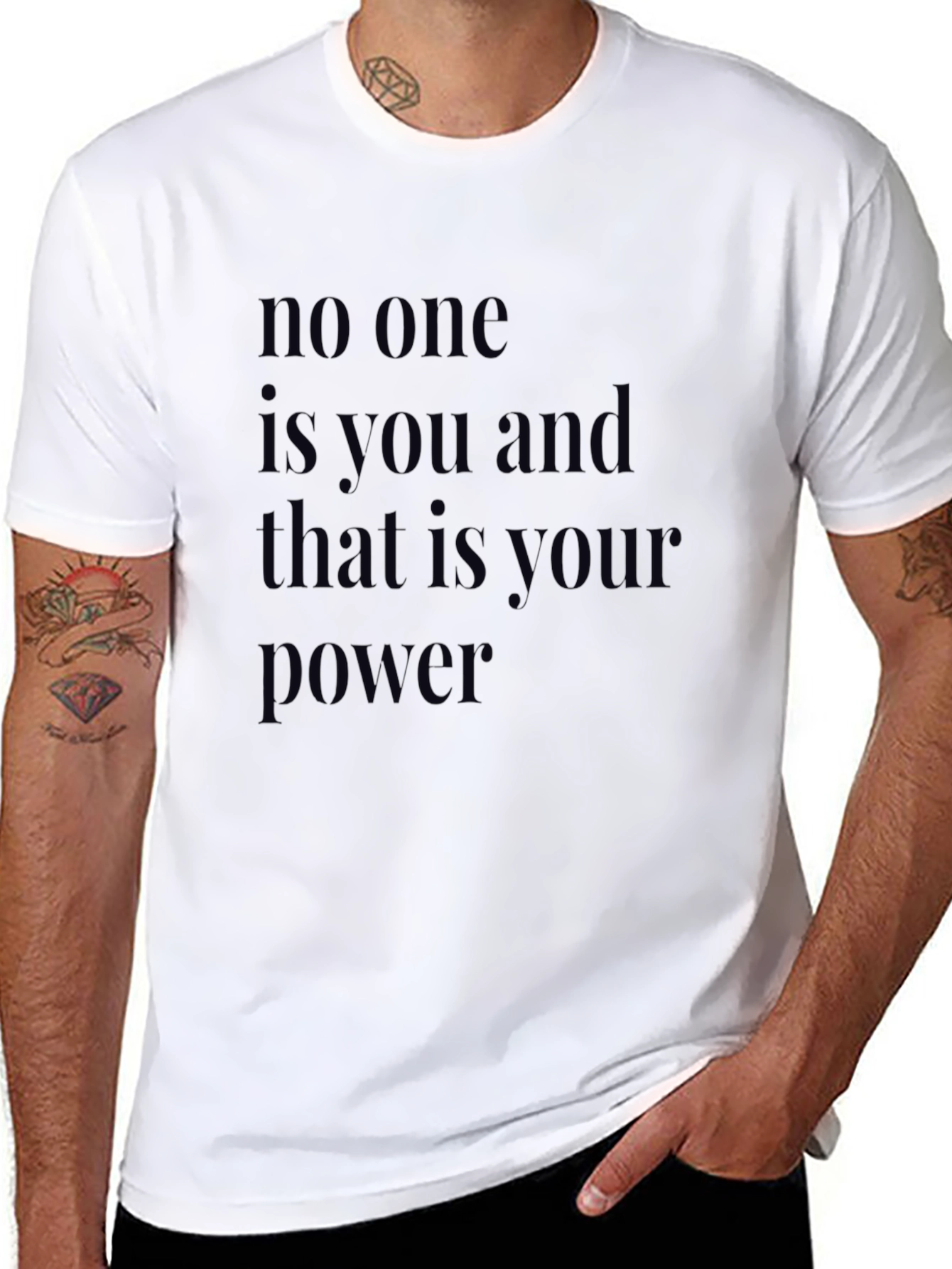 Empowering Statement Black T-Shirt