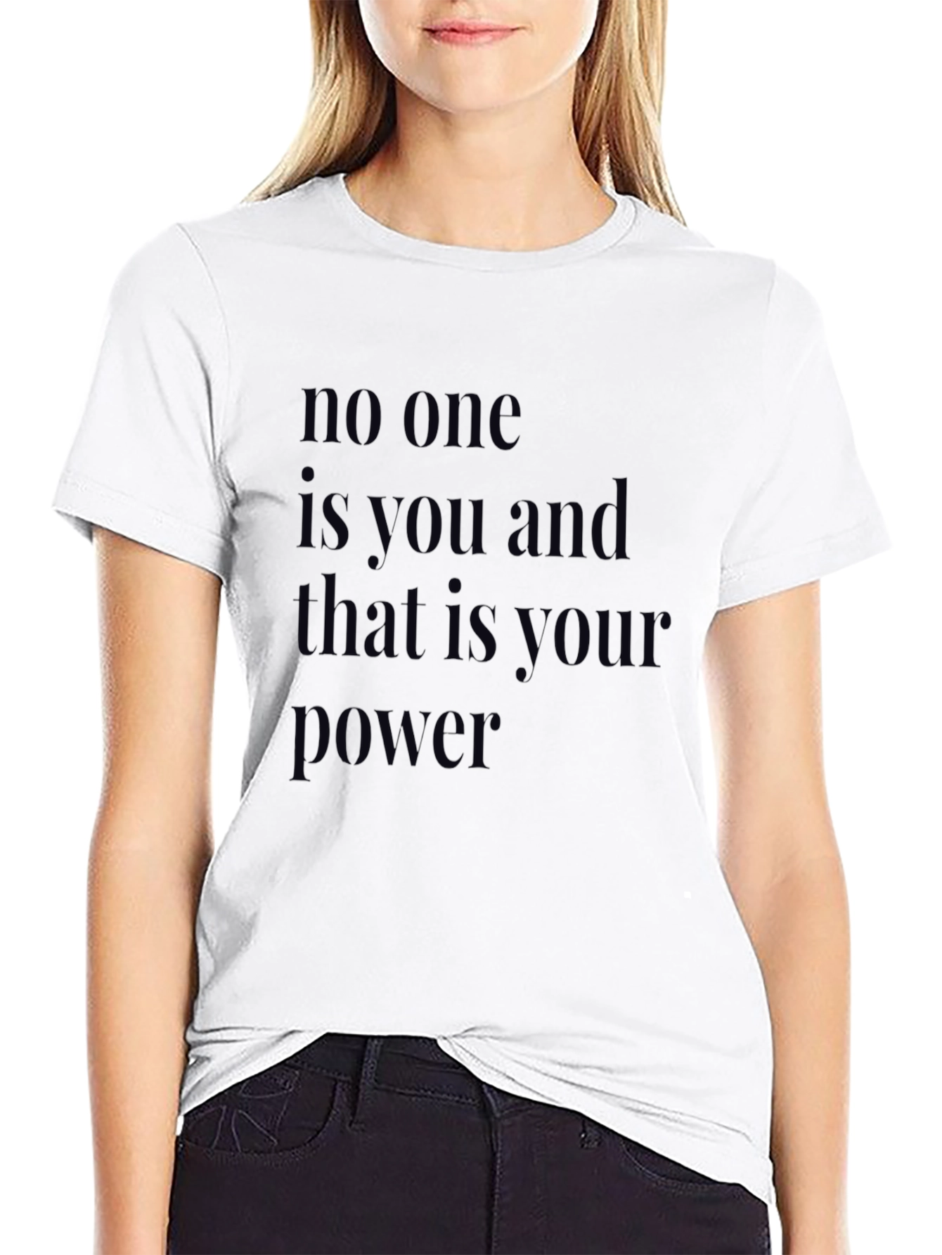 Empowering Statement Black T-Shirt