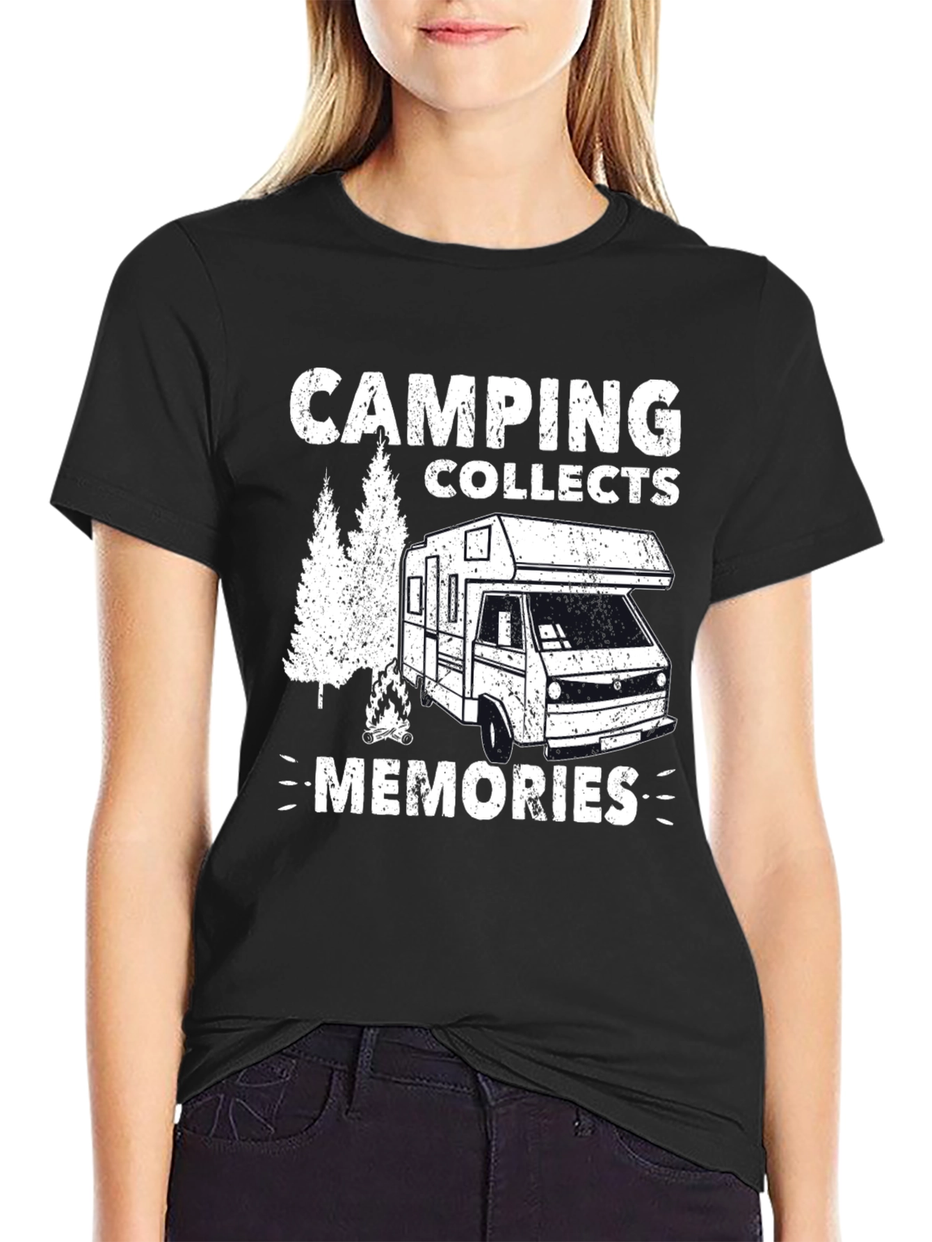 Camping Collects Memories Graphic T-Shirt